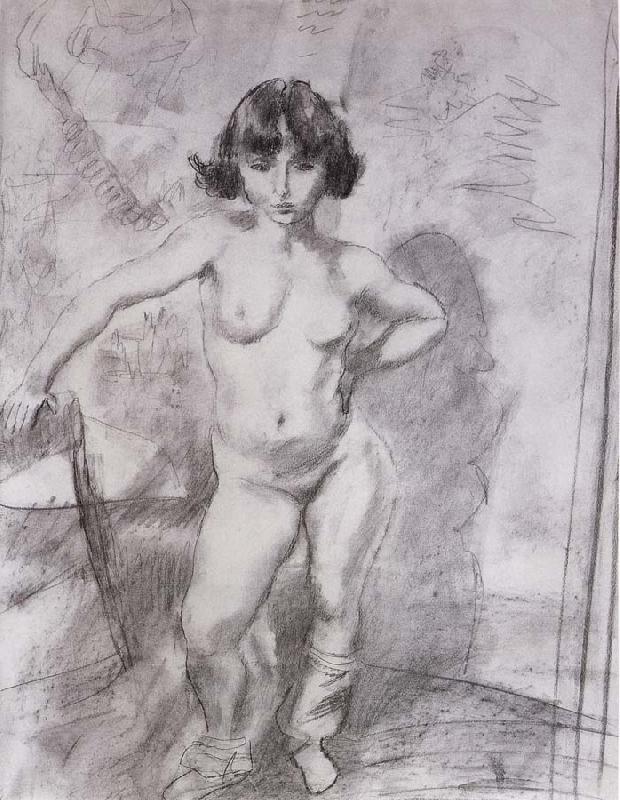 Jules Pascin Naked maiden Keludina